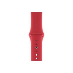 Pasek do zegarka APPLE MU9N2ZM/A do koperty 44 mm Czerwony. Czerwone zegarki sportowe Apple. Za 239.00 zł.