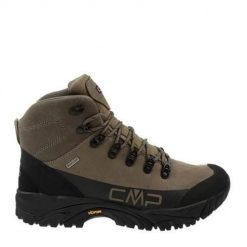 Buty trekkingowe męskie CMP Dhenieb. Brązowe buty trekkingowe męskie CMP, bez wzorów, z materiału, sportowe, za kostkę, bez obcasa, bez zapięcia. Za 698.00 zł.
