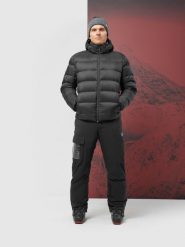 4F Spodnie narciarskie membrana Dermizax 20000 męskie - szare M. Szare spodnie narciarskie i snowboardowe męskie 4f, bez wzorów, z materiału, narciarskie, Dermizax. W wyprzedaży za 499.99 zł.