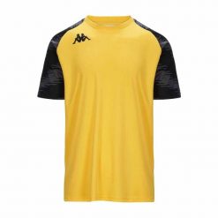 Koszulka Kappa Daverno. Czarne t-shirty sportowe męskie Kappa, bez wzorów, sportowe, bez ramiączek. Za 168.50 zł.