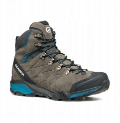 Buty SCARPA zg trek gtx-titanium-lake blue-45,5. Niebieskie buty trekkingowe męskie NoName, bez wzorów, bez zapięcia. Za 895.24 zł.