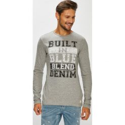 Blend - Longsleeve. Szare koszulki męskie z długim rękawem Blend, z nadrukiem, z bawełny, z okrągłym kołnierzem, z długim rękawem. W wyprzedaży za 59.90 zł.