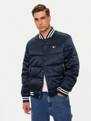 Tommy Jeans Kurtka zimowa DM0DM20468 Granatowy Regular Fit. Niebieskie kurtki męskie Tommy Jeans, na zimę, m, bez wzorów, z jeansu, bez ramiączek, bez kaptura. Za 689.99 zł.
