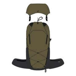 Plecak turystyczny Quechua MH900 38 l. Brązowe plecaki męskie QUECHUA, bez wzorów. Za 449.99 zł.