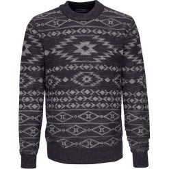 Sweter w kolorze granatowym. Niebieskie swetry męskie Camel Active, bez wzorów, z bawełny, bez kołnierzyka, bez ramiączek. W wyprzedaży za 197.95 zł.