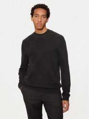 Hugo Sweter Sylor 50527219 Czarny Regular Fit. Czarne kardigany męskie Hugo, m, bez wzorów, z wiskozy, bez ramiączek. Za 429.99 zł.