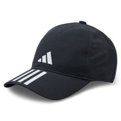 Czapka z daszkiem adidas. Czarne czapki męskie ADIDAS, bez wzorów, sportowe. Za 79.99 zł.