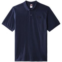 Koszulka turystyczna męska The North Face M Polo Piquet. Niebieskie koszulki polo męskie The North Face, m, bez wzorów, bez kołnierzyka, bez ramiączek. Za 169.00 zł.