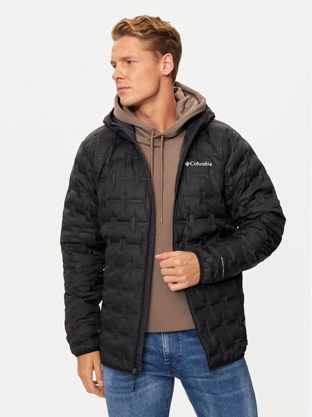 Columbia Kurtka puchowa Delta Ridge™ II 2086222 Czarny Regular Fit. Czarne kurtki męskie Columbia, m, bez wzorów, z puchu, bez ramiączek, bez kaptura. Za 709.99 zł.