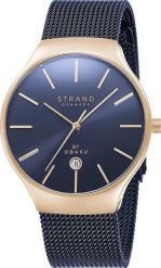 Zegarek Strand Zegarek męski Strand S701GDVLML niebieski. Niebieskie zegarki męskie Strand. Za 270.00 zł.
