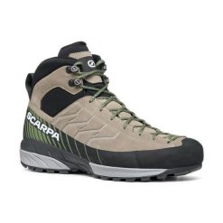 Buty trekkingowe męskie Scarpa Mescalito Mid GTX. Szare buty trekkingowe męskie Scarpa, bez wzorów, bez zapięcia, trekkingowe. Za 789.99 zł.