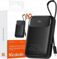 Powerbank Mcdodo MCDODO POWERBANK 10000MAH Z WYŚWIETLACZEM USB USB-C 22,5W + KABEL LIGHTNING. Powerbanki Mcdodo. Za 69.16 zł.