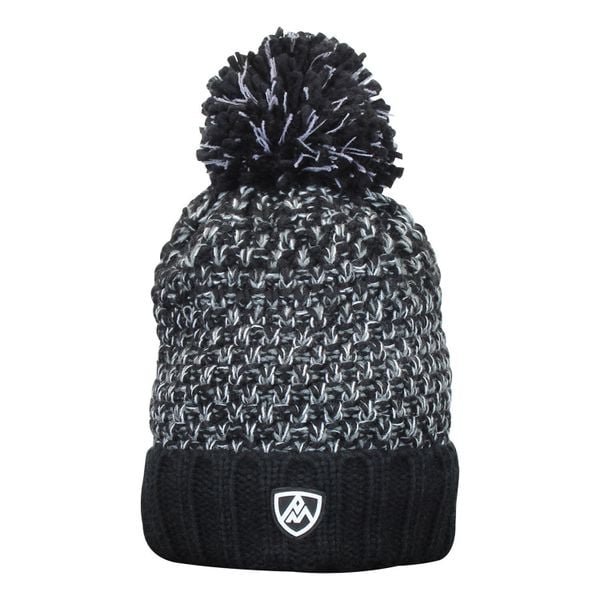 Czapka Peak Mountain Bon-Marquis. Czarne czapki męskie Peak Mountain, na zimę, bez wzorów, sportowe. W wyprzedaży za 106.00 zł.