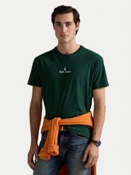 Polo Ralph Lauren T-Shirt 710981370006 Zielony Classic Fit. Zielone koszulki polo męskie Polo Ralph Lauren, m, bez wzorów, z bawełny, bez kołnierzyka, bez ramiączek. Za 359.99 zł.