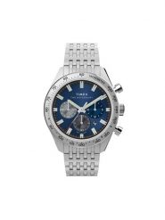 Timex Zegarek Waterbury TW2Y18500 Srebrny. Szare zegarki męskie Timex, srebrne. Za 939.99 zł.