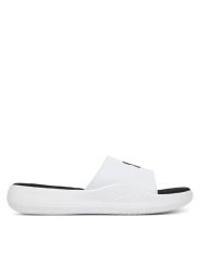 Under Armour Klapki UA Ignite Pro 8 Fix 6010383 Biały. Białe klapki i japonki męskie Under Armour, bez wzorów, ze skóry. Za 169.99 zł.