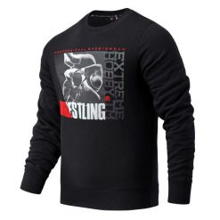Bluza męska EXTREME HOBBY WRESTLING PRO. Czarne bluzy nierozpinane męskie EXTREME HOBBY, m, bez wzorów, z bawełny, klasyczne, bez ramiączek, bez kaptura. Za 229.00 zł.