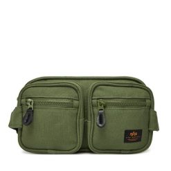 Saszetka nerka Alpha Industries. Brązowe saszetki męskie Alpha Industries, bez wzorów, małe. Za 189.99 zł.