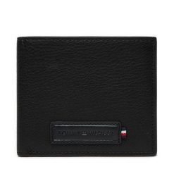 Portfel Tommy Hilfiger. Czarne portfele męskie Tommy Hilfiger, bez wzorów. Za 239.99 zł.