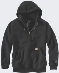 Carhartt Bluza Rain Defender Heavy QuarterZ Black. Czarne bluzy nierozpinane męskie Carhartt, m, bez wzorów, bez ramiączek, bez kaptura. Za 301.05 zł.