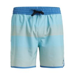 Szorty kąpielowe dla Mężczyzn SURFSILK SCALLOP 16. Niebieskie kąpielówki męskie Quiksilver, bez wzorów, z elastanu, sportowe. Za 249.99 zł.