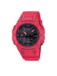 G-Shock Zegarek GA-B001-4AER Czerwony. Czerwone, cyfrowe zegarki męskie G-Shock. Za 479.99 zł.