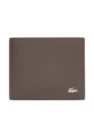 Lacoste Portfel NH1115FG Brązowy. Brązowe portfele męskie Lacoste, bez wzorów, ze skóry. Za 289.99 zł.