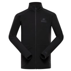 Męska bluza turystyczna Alpine Pro Goll 2 szybkoschnąca. Czarne bluzy nierozpinane męskie Alpine Pro, m, bez wzorów, bez ramiączek, bez kaptura. W wyprzedaży za 199.00 zł.