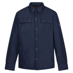 Kurtka wodoodporna Regatta Vinca. Niebieskie kurtki męskie Regatta, m, bez wzorów, sportowe, bez ramiączek, bez kaptura. Za 169.99 zł.