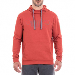Bluza w kolorze pomarańczowym. Brązowe bluzy nierozpinane męskie Jeep, z nadrukiem. W wyprzedaży za 112.95 zł.