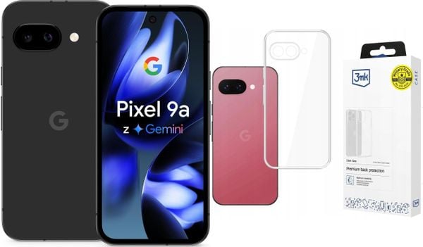 Smartfon Pixel 9A 5G 8/256GB Czarny (GA09566-GB) + Etui Clear Case. Czarne smartfony Google. Za 2,319.00 zł.