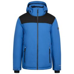 Trespass Christopher - Męska kurtka narciarska niebieska. Czarne kurtki narciarskie i snowboardowe męskie Trespass, m, bez wzorów, z puchu, bez kaptura, narciarskie. Za 563.99 zł.