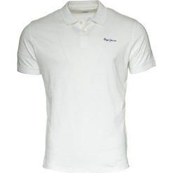 Pepe Jeans koszulka polo męska Arthur, L, biały. Białe koszulki polo męskie Pepe Jeans, l, bez wzorów, z jeansu, bez kołnierzyka, bez ramiączek. W wyprzedaży za 251.00 zł.
