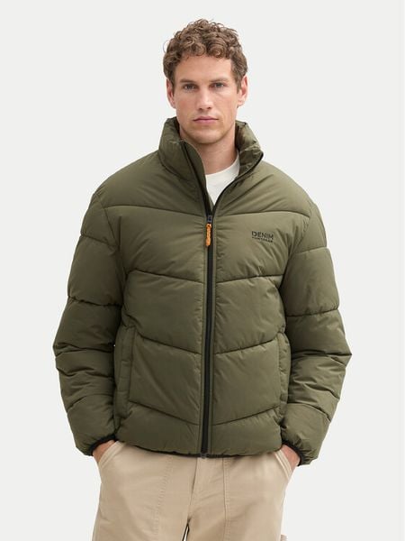 Tom Tailor Denim Kurtka zimowa 1041776 Zielony Relaxed Fit. Zielone kurtki męskie Tom Tailor Denim, na zimę, m, bez wzorów, z denimu, bez ramiączek, bez kaptura. Za 229.99 zł.
