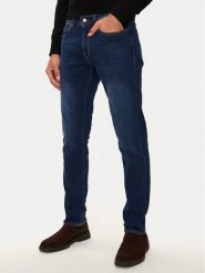 Liu Jo Jeansy QXX026 D4966 Granatowy Slim Fit. Niebieskie jeansy męskie Liu Jo, bez wzorów, z bawełny. Za 339.99 zł.