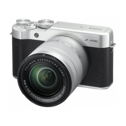 Fujifilm FinePix X-A10 + obiektyw 16-50mm srebrny. Bezlusterkowce Fuji. Za 1,699.00 zł.