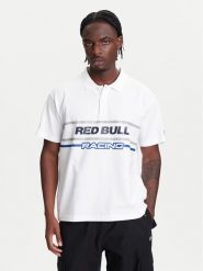 Pepe Jeans Polo Red Bull Racing Moto Panel RM540017 Biały Regular Fit. Białe koszulki polo męskie Pepe Jeans, m, bez wzorów, z bawełny, bez kołnierzyka, bez ramiączek. Za 399.99 zł.