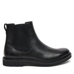 Sztyblety ECCO. Czarne sztyblety męskie ecco, bez obcasa, bez zapięcia. Za 659.99 zł.
