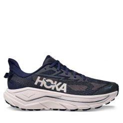 Buty do biegania Hoka. Niebieskie buty do biegania męskie HOKA, bez wzorów, bez zapięcia, do biegania. Za 659.99 zł.
