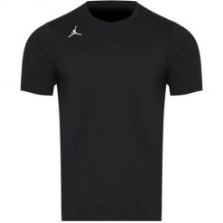 Koszulka sportowa męska Nike Jordan. Czarne t-shirty sportowe męskie Nike, l, bez wzorów, sportowe, bez ramiączek. Za 118.99 zł.