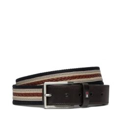 Pasek Męski Tommy Hilfiger. Szare paski męskie Tommy Hilfiger, bez wzorów. Za 329.99 zł.