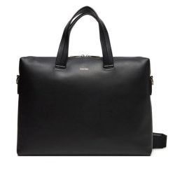 Torba na laptopa Calvin Klein. Czarne torby na laptopa męskie Calvin Klein, bez wzorów, małe. Za 849.99 zł.