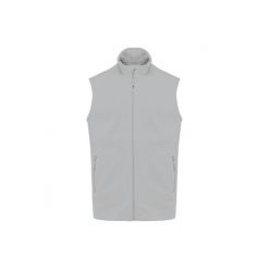 Ekologiczny polar bez rękawów Kariban. Szare bluzy z polaru męskie KARIBAN, m, bez wzorów, z polaru, bez ramiączek, bez kaptura. Za 170.00 zł.