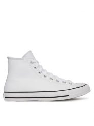 Converse Trampki Chuck Taylor All Star Leather A10554C Biały. Białe trampki męskie Converse, bez wzorów, ze skóry, retro, bez zapięcia. Za 239.99 zł.