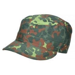 Czapka Patrolówka MFH BDU Rip-Stop Flecktarn. Brązowe czapki męskie MFH MAX FUCHS, bez wzorów, sportowe. Za 22.00 zł.