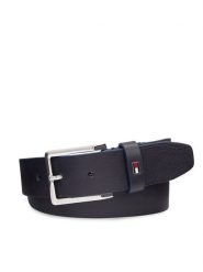 Tommy Hilfiger Pasek Męski Oliver 3.5 Ext AM0AM11461 Granatowy. Niebieskie paski męskie Tommy Hilfiger, bez wzorów, ze skóry. Za 139.99 zł.