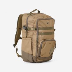 Plecak Solognac Tactical Wild 100 30 l. Brązowe plecaki męskie CAPERLAN, bez wzorów, z materiału. Za 129.99 zł.