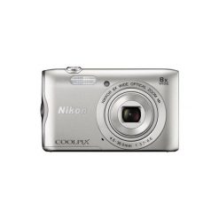 Aparat NIKON COOLPIX A300 Srebrny. Aparaty kompaktowe marki NIKON. Za 499.00 zł.
