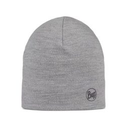Czapka z wełny merino midweight. Szare czapki męskie Buff, bez wzorów, z wełny, sportowe. Za 129.99 zł.