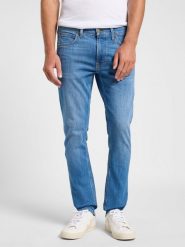 MESKIE SPODNIE LEE LUKE SILO 112363975. Jeansy męskie Lee, bez wzorów, z jeansu. Za 219.99 zł.